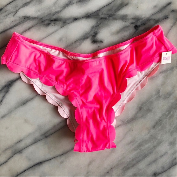 PINK Victoria's Secret Other - PINK Victoria’s Secret Scalloped Bikini Bottom